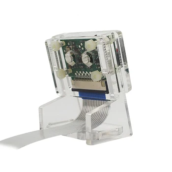 Акрилни притежателя мини камера Ov5647, прозрачна стена уеб камера на камера Raspberry Pi 3