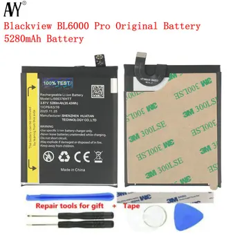 Батерия за Blackview BL6000 Pro Batteria IP68 водоустойчив оригинални аксесоари за мобилни телефони капацитет 5280 ма