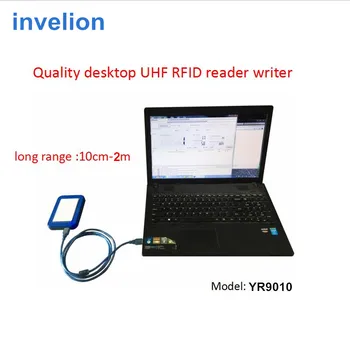 безплатна проба карта UHF rfid преносим USB/RS-232/wiegand 26/34 ниска настолен usb uhf rfid-четец с обхват на четене на 10 см-1,5 м