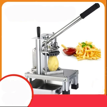 Вертикална Ръчна Машина за приготвяне на Пържени картофи Многофункционална Машина За Нарязване на Краставици и картофи с Канела Търговска Машина За Нарязване на плодове и Зеленчуци на Кубчета