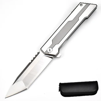 Висококачествен сгъваем нож Ново прием на CPM-D2 стоманена открит ловен тактически самозащитный сгъваем нож джобни ножове на едро