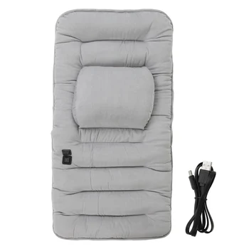 Възглавница с топъл САЩ 100-240 В нагревателен подложка за стол с кабел за захранване за дома