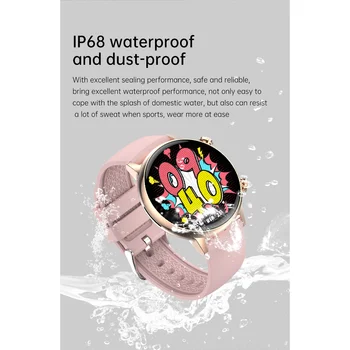 Дамски NFC Smartwatch HK39 Bluetooth Покана Смарт Часовници за Дами, спортен Часовник и Модерен Женски Умен Гривна, Водоустойчив Гривна