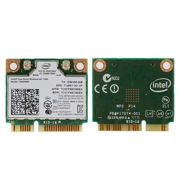 Двухдиапазонная безжична карта ac 7260HMW Mini PCI-E BT4.0 Intel за HP SPS 710661-001