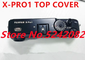 Детайли за Fuji Fujifilm X-Pro1 Xpro1, горната част на капака, корпус във формата на миди, рамка, кутия с бутон за смяна на режима, черен