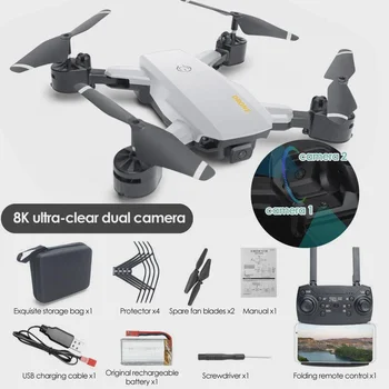 Дрон 5G GPS, безпилотни самолети, 8K, безпилотни летателни апарати, професионални 4K HD, въздушна фотография, квадрокоптер, хеликоптер, разстояние 3000 м