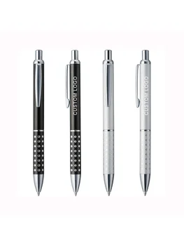 Евтин подарък метална химикалка писалка Потребителски химикалки Гладко писане на рекламни химикалки Логото на Персонализирана подарък дръжка Печат събитие ръка