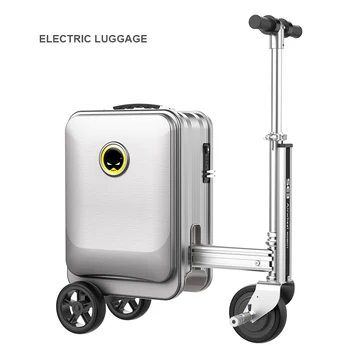 Електрически куфар SE3S за пътуване, куфар за конна езда, ультралегкий мобилен скутер, USB зареждане, ръчния багаж на колела