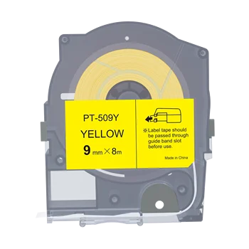 етикети 20pk LM TP-509Y жълт цвят TP-509W бяло, използвани за електронни машини за нанасяне на надписи Max LM500 550A 550E 550W