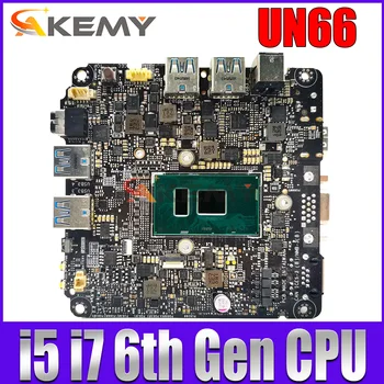 За ASUS UN66 Мини Малка дънна Платка N-An-O MiniITX I5 I7 дънна Платка с процесор 6-то поколение 4K Виртуална Машина N-As