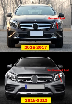 За Mercedes-Benz GLA W156 GLA200 GLA220 GLA260 2015-2019 Делото Пред Фаровете на Колата, Капачка На Фенер, стъклена Обвивка на Лещата