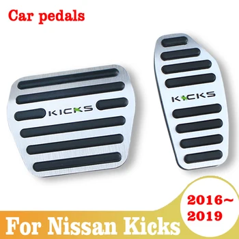 За Nissan Ритници 2016 2017 2018 2019 2020 на педала на газта спирачки газ гориво съединител поставка за крака на педала на корицата на плоча на аксесоари за автомобили