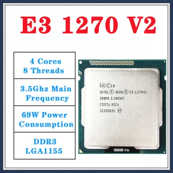 Използван процесор Intel Xeon E3 1270 V2 1270V2 3,5 Ghz LGA 1155 8 MB четириядрен процесор SR0P6
