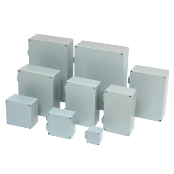 Индустриална водоустойчив разпределителните кутия от алуминий IP66 за електронно проекта, външен взривозащитен електрически корпус
