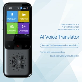Интелигентният гласов преводач T11 на 134 езика Wifi Преводач Гласова фотопереводчик Едновременно онлайн-превод