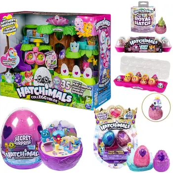 Истински яйце Hatchimals серия S6 кралското семейство, излюпването на мини-яйца, колекция от играчки Magic Genie, подаръци