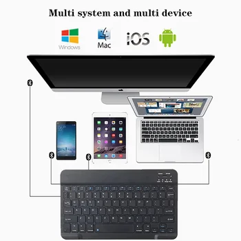Калъф за таблет Samsung Galaxy Tab A7 10,4 2020 Калъф SM-T500 SM-T505 Калъф Tab A 10,1 2019 T510 T515 Bluetooth Клавиатура Funda