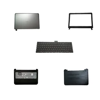 Клавиатура за лаптоп главни букви Горната част на задния капак на LCD дисплея Долния капак на корпуса, за HP Compaq CQ nc8000 nc8230 nc8430 черно САЩ