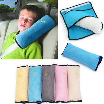 Колан за кола, детско столче и възглавница, позиционер за сън, защитно тампон върху рамото си, регулиране на седалката на колата за деца, детски легла