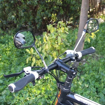 Колоездене Огледала Сигурността на Широк Диапазон за Задно виждане Гъвкаво МТБ Пътно Огледало за Обратно виждане Велосипедни Аксесоари МТВ Велосипед Рефлектори