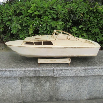 Комплект за моделиране на Модел на дървен кораб 760 Версия распылительного помпа голяма дълбочина V-образен Комплект модел на модела ръчно изработени кораба