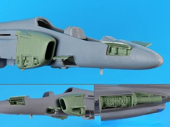 Комплект за сглобяване на модели от лята смола в мащаб 1/72, информация за модификации на самолета, комплект части за експанзия, неокрашенный T-4