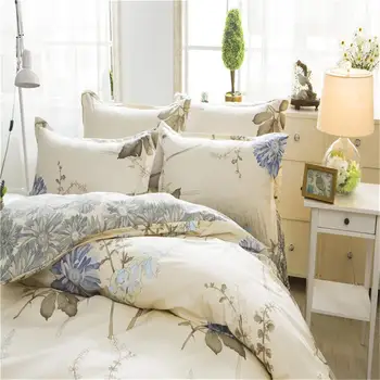 Комплект спално бельо с принтом маргаритки, комплект пододеяльников с флорални принтом, комплект от 3 теми, стеганое одеяло на ивици, завесата в цветенце, тапицирана с 2 възглавнички за жени