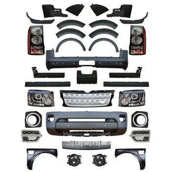Комплекти за лифтинг на лицето за Land Rover Discovery LR4, комплекти от брони за колата, предната решетка, 2010-2013, ъпгрейд до 2014 Discovery 4