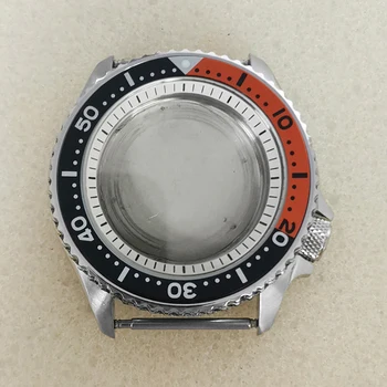 Корпус часа 41,5 мм, Бяло пръстен за часа + Bezel, Комплект аксесоари за часовници е от Неръждаема Стомана, която замества SKX007 за механизъм NH35/NH36/4R