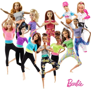 Кукла за Йога Барби, Оригинални Спортни Барби Кукли, Играчки, Ставите, Направени, За да се Движат, За Момичета, Juguetes, Интерактивни Детски Brinquedos, Подаръци 30 см