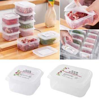 Кутия за съхраняване на месо в хладилника, фризер, отделни отделения за замразени меса за кухненските чекмеджета за организация на Нова