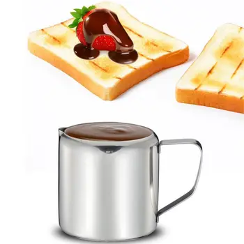 Кухненски здрава кафе, посуда и прибори Стомна с чучур Молочник за разбиване на сметана за кафе Лате от неръждаема стомана