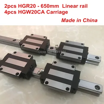 Линейна употреба HGR20: 2 елемента HGR20 - 650mm + 4шт HGW20CA линейни детайли за връщане с ЦПУ