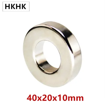 Магнитен пръстен NdFeB диаметър 40x20x10 (+/-0,1) mm дебелина, със силни неодимовыми постоянни магнити, точността на магнитна тръба 1-5 бр.