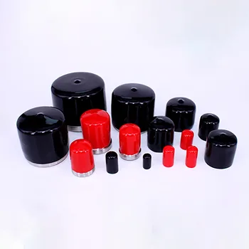 Мека малка спецификация от PVC Гумена нишка Защитна капачка, пластмасов ръкав