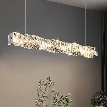 Модерна кристален полилей с Трапезария и кристален лампа хол кристален полилей светодиоден окачен тавана лампа за дома