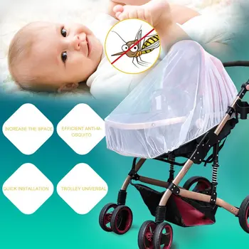 Модерна лятна детска количка за бебета, heating, mosquito net, защита за детска количка, чанта за количка от мухи, мушици, насекоми, аксесоари за колички