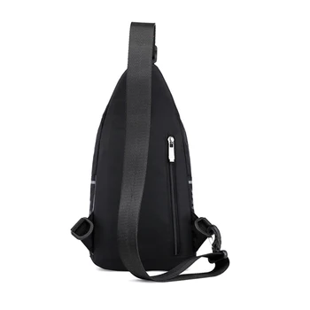Мъжки найлонова чанта през рамо, случайни странични малка раница за едно рамо за пътуване, градинска велосипедна чанта за мобилен телефон