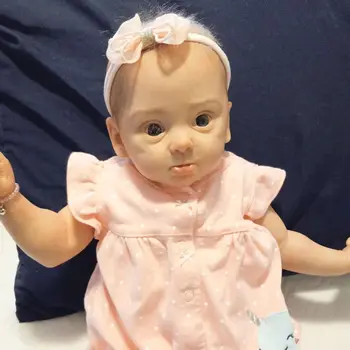 На 50 см кукла-реборн Аделаида Bebe, 3D-раскрашенная кожа с видими венами, реалистични кукли за новородени bonecas infantil meninas