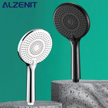 Накрайник за душ от ABS-пластмаса с 3-степенна регулируема, смесител за баня, стенни портативна поставка, средство за душ с високо налягане, аксесоари за баня