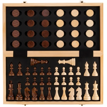 Настолна игра игри на шах Професионален декор Стратегия Средновековен шах комплект Дървени подарък историческа игра Chadrez Jogo Kid