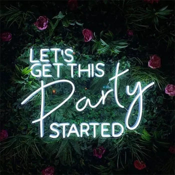 Нека започнем тази неонова парти Led неонова реклама за поръчка на Стенни лампи за партита, сватби, витрини, ресторанта, украса за рожден ден