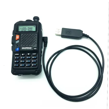 НОВ Преносим Baofeng B3PLUS 2,5 ММ и USB Кабел За Зареждане на Преносими радиостанции UVB3 PLUS UVS9 Преносима Зареждане на CB radio
