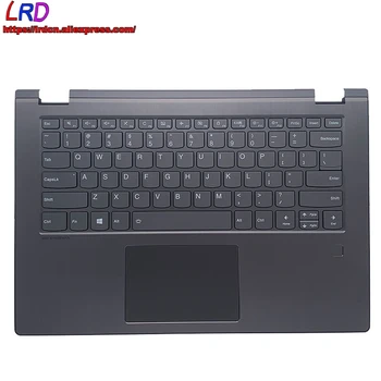 Нова капачка Shell C най-високо службата по вписвания Акцент за ръка с клавиатура с подсветка на американски и английски език за лаптоп Lenovo Ideapad Yoga 530-14 IKB ARR 5CB0R47322