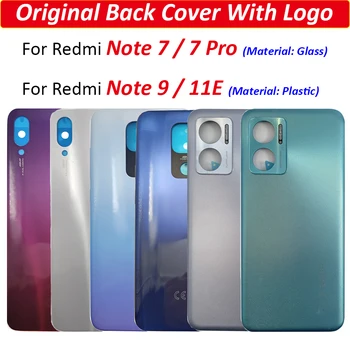 НОВОСТ За Redmi Note 7 Pro, на Задния Капак на Отделението за батерията, Разменени Дело, Делото, Калъф С Страничния Бутон За Xiaomi Redmi Note 9 11E