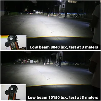 Обновете светлини на колата с помощта на 3-инчов Bi LED обектив лазерен проектор Дооснащение/Модификация Hi Lo Beam Universal Fit 40W 6500K