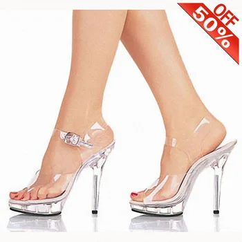 обувки на висок ток 13 см, дамски сандали на платформа с кристали, най-ниската цена, танцови обувки на висок ток 5 см, чубрица обувки за стриптийз, сватбени обувки