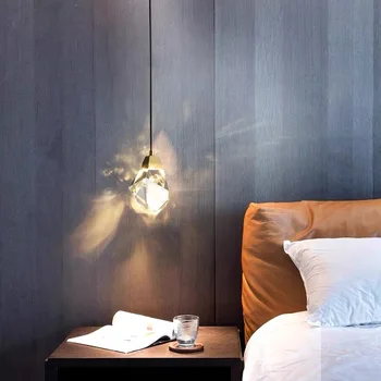 Окачен лампа в скандинавски стил, подвесное осветление за спалня, декорация трапезария, салонная лампа 220v, окачена лампа