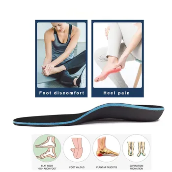 ортопедични стелки с поддръжка на свода на стъпалото 3 см, за мъже с плоски стъпала, XO-leg, ежедневни спортни стелки за подобряване на выворота крака