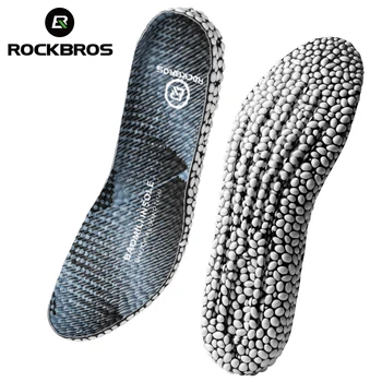 Официални стелки от пяна с памет ефект ROCKBROS, дишаща възглавница, стелки за джогинг, спортен укрепване части за крака, мъжки ортопедични обувки